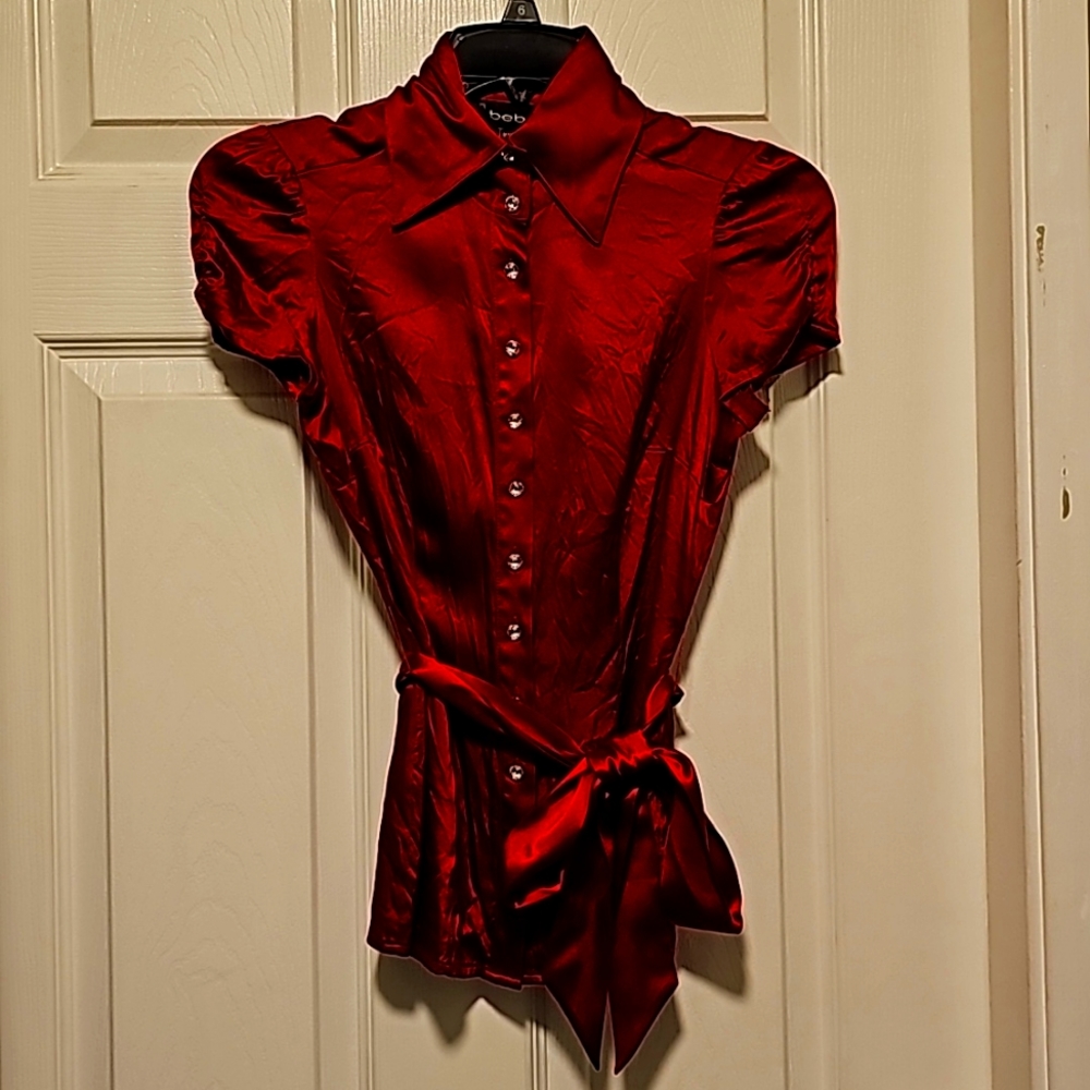 BEBE silk blouse